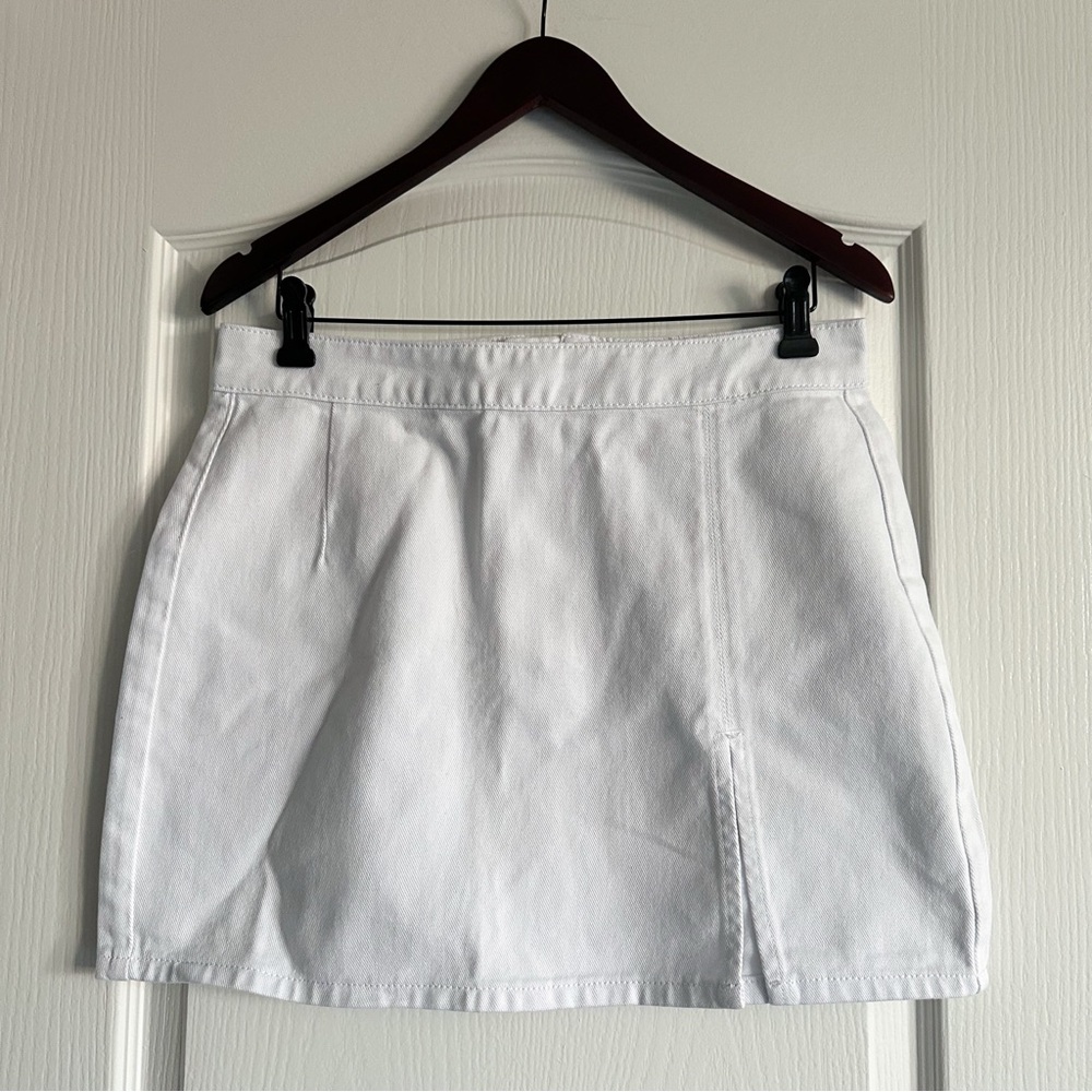 NWT Princess Polly US 8 Lola Mini Skirt White (Lioness L)